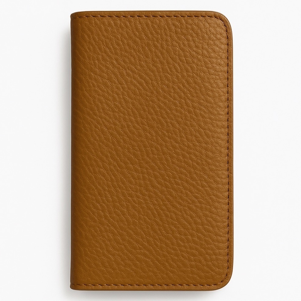 Buxton Pik-Me-Up Leather Snap Card Case, Light Brown